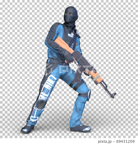 Masked soldier 89431209