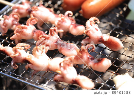 タコの串焼き タコの串焼き 89431588
