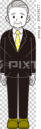 Senior man in a suit Senior man in a suit 89434677