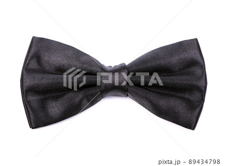 Black bow tie isolated on white background. Black bow tie isolated on white background. 89434798