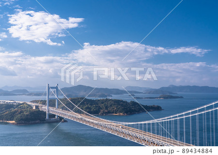 《岡山県》瀬戸大橋・鷲羽山山頂にて 89434884