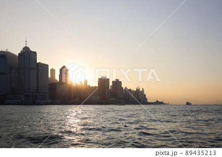 Hong Kong City Skyline and Skyscrapers Cityscape Downtown at Sunset 27 Nov 2020 Hong Kong City Skyline and Skyscrapers Cityscape Downtown at Sunset 27 Nov 2020 89435213