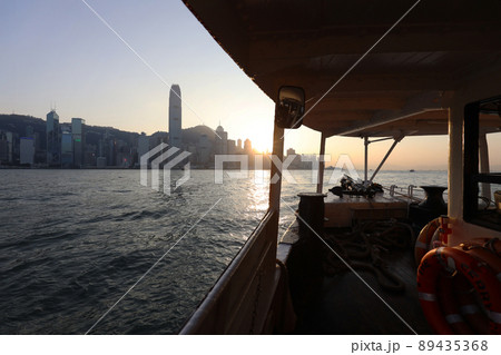27 Nov 2020 Victoria coastline , view at Hong Kong star ferry 89435368