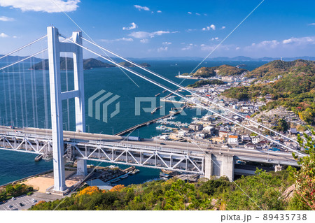 《岡山県》瀬戸大橋・鷲羽山山頂にて 89435738