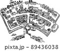 出島　線画 89436038