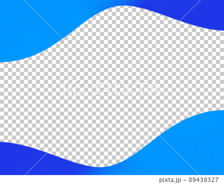 Simple top and bottom wave frame Simple top and bottom wave frame 89438327