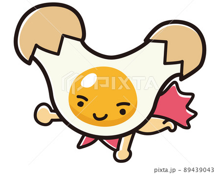 たまごのヒーローキャラクターのイラスト たまごのヒーローキャラクターのイラスト 89439043