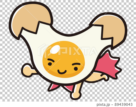 たまごのヒーローキャラクターのイラスト たまごのヒーローキャラクターのイラスト 89439043