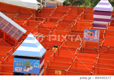 郊外の観光施設・巨大迷路 89440377