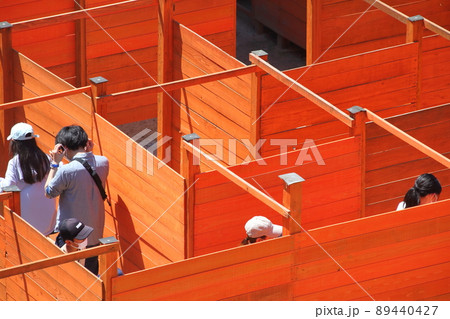 郊外の観光施設・巨大迷路 郊外の観光施設・巨大迷路 89440427