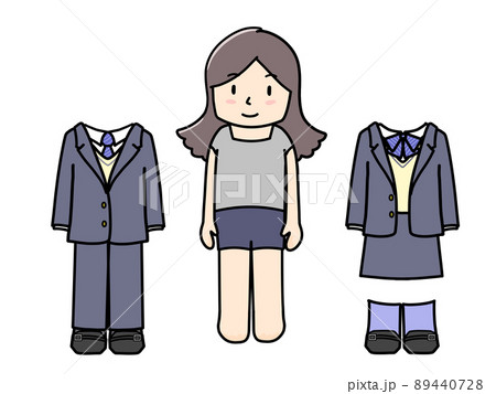 選べる制服　女子学生 89440728