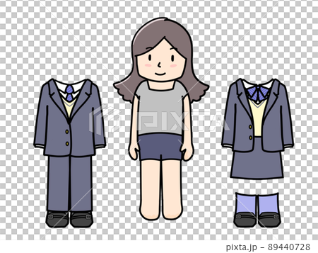 選べる制服　女子学生 89440728