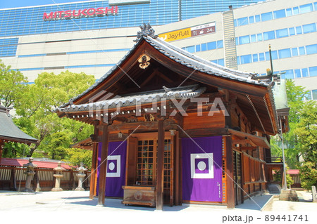 【福岡市】　警固神社　拝殿 89441741