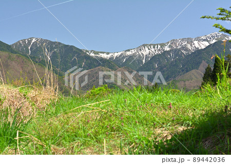 道の駅 日義木曽駒高原からの中央アルプス 道の駅 日義木曽駒高原からの中央アルプス 89442036