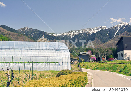 道の駅 日義木曽駒高原からの中央アルプス 道の駅 日義木曽駒高原からの中央アルプス 89442050