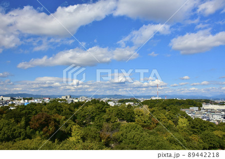 続日本100名城　浜松城天守閣からの風景（北側） 89442218