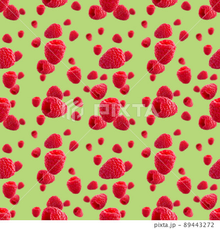 Seamless pattern with raspberry. Berries abstract background. Raspberry pattern for package design Seamless pattern with raspberry. Berries abstract background. Raspberry pattern for package design 89443272