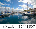 Sailboats and yachts in harbor Puerto de Mogan, Gran Canaria, Canary Islands, Spain 89445607