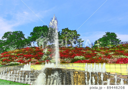 西山公園 つつじ 日本の歴史公園100選 西山公園 つつじ 日本の歴史公園100選 89446208