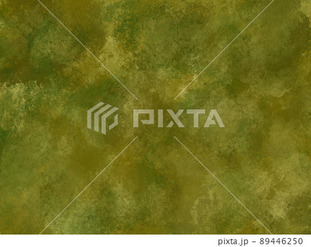 「わびさび」風情のある塗りの背景・緑・茶色 89446250