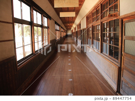 一般公開されている廃校となった旧宇太小学校の木造校舎 一般公開されている廃校となった旧宇太小学校の木造校舎 89447754