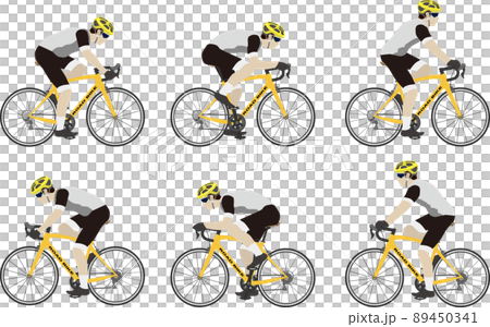 Road bike rider 89450341