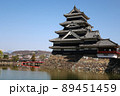 国宝松本城　桜と埋橋　うづみばし 89451459