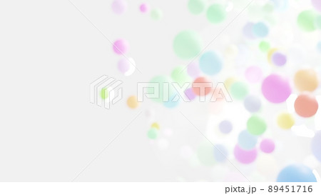 CGスフィア カラフルな球体の背景素材 CGスフィア カラフルな球体の背景素材 89451716