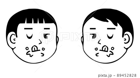 ペロリの表情・向き合う顔アイコン 89452828