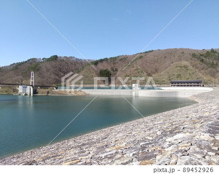 摺上川ダムの水面 摺上川ダムの水面 89452926
