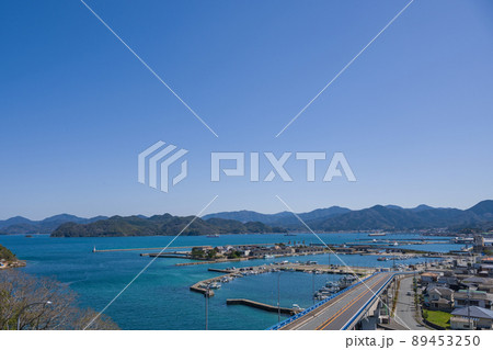 青海島の綺麗な海岸線 青海島の綺麗な海岸線 89453250