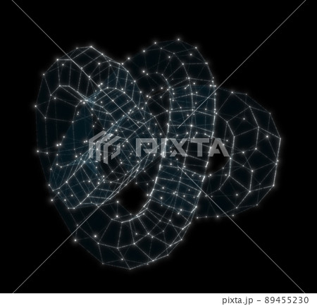 Abstract technology background from lines and dots Abstract technology background from lines and dots 89455230