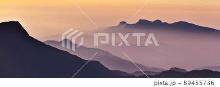 Mountains silhouette Mountains silhouette 89455736