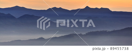 Mountains silhouette Mountains silhouette 89455738