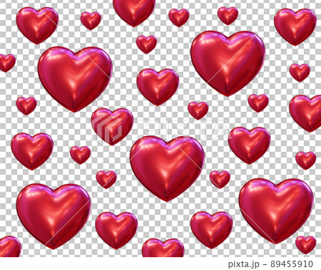 Shining three-dimensional heart symbol background Shining three-dimensional heart symbol background 89455910