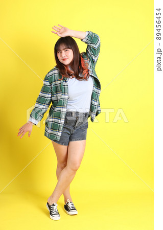 Chubby Asian Woman 89456454