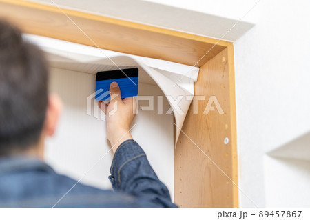 リフォーム　DIY　印刷化粧フィルム施工　ダイノックシート 89457867