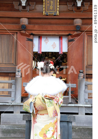 淡い色の振袖姿の新成人女性、成人式の成人振袖撮影、和装のロケーション撮影 淡い色の振袖姿の新成人女性、成人式の成人振袖撮影、和装のロケーション撮影 89461339