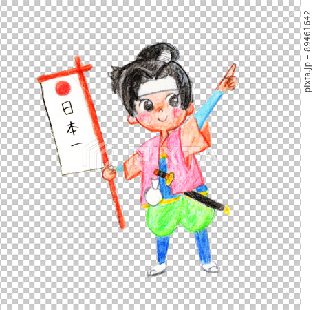 手書きの桃太郎 89461642