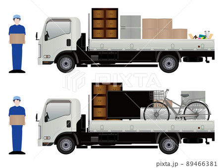 不用品とトラック 89466381