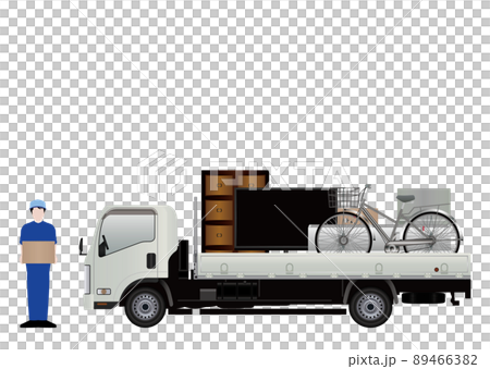 Waste and trucks 89466382