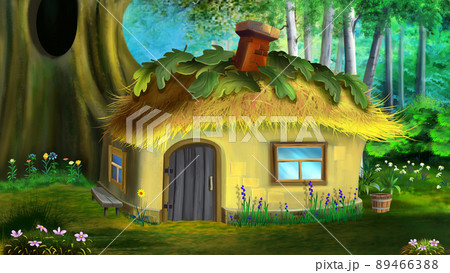 Fairy tale forest gnome house 02 89466388