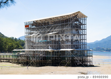 EOSR6.広島宮島、大鳥居修復工事中。 EOSR6.広島宮島、大鳥居修復工事中。 89466990