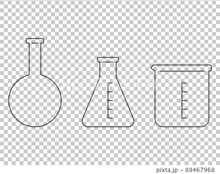 Beaker flask / line drawing Beaker flask / line drawing 89467968