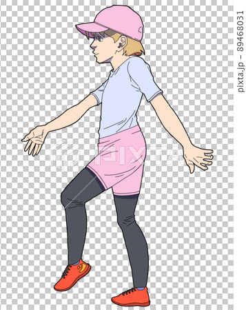 行走的女人圖 89468031