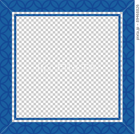 景泰藍花紋框壁紙圖片 89468826