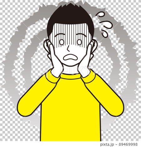 焦るスウェットを着た男性 89469998