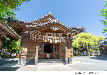 《福岡県》新緑の名島神社　福岡市東区 89470060