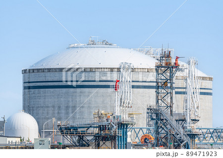 液化天然ガスタンク　LNGタンク 89471923