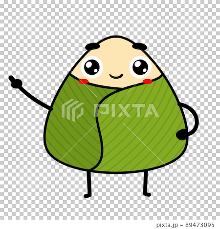 Chinese traditional festival dragon boat festival dragon Zongzi hand drawn illustration 89473095